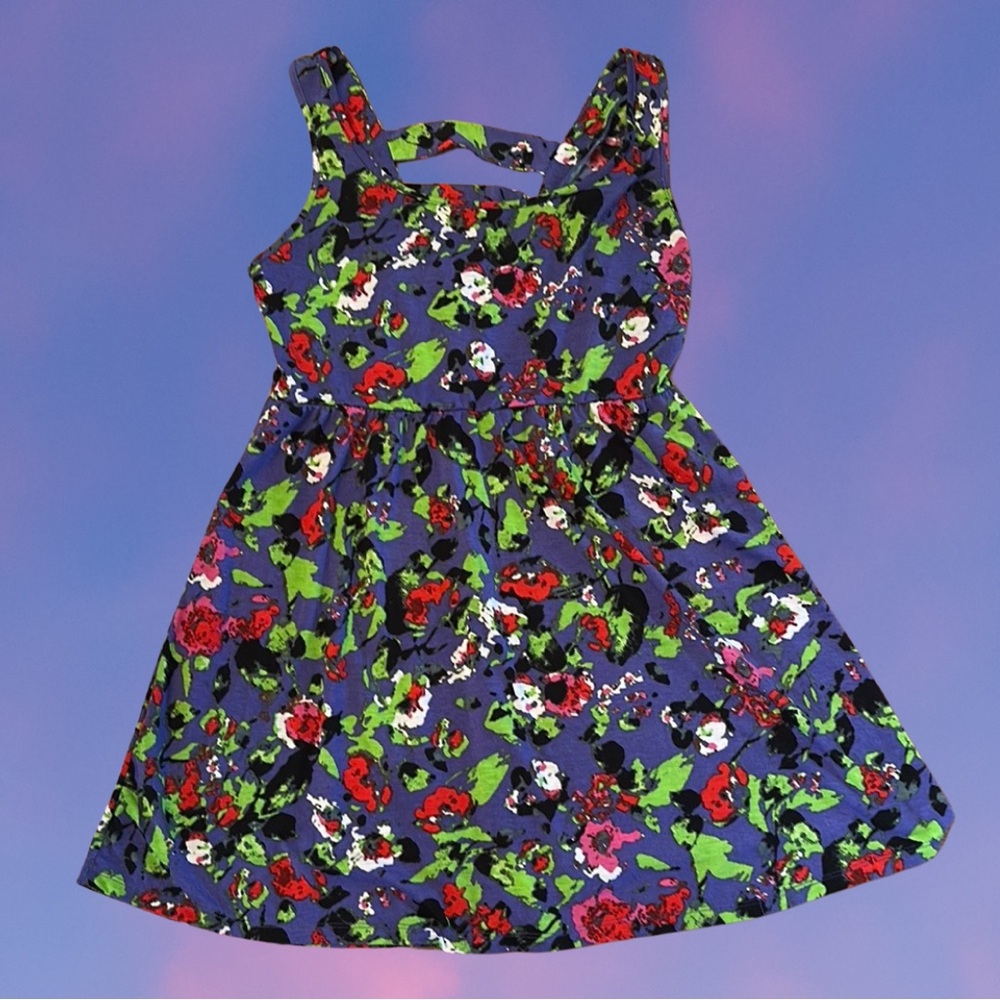 Vintage Early 2000s Exhilaration Target Floral Dress Size XL